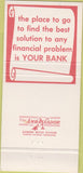 Matchbook Cover - Packers National Bank Omaha NE 30 Strike