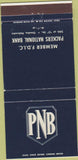 Matchbook Cover - Packers National Bank Omaha NE 30 Strike