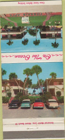 Matchbook Cover - Corsair Apartments Daytona Beach FL 30 Strike