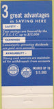 Matchbook Cover - Madison First Federal Savings Loan Madison IN 30 Strike