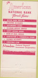 Matchbook Cover - American National Bank Terrell TX? 30 Strike