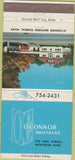 Matchbook Cover - O'Connor Brothers Funeral Home Worcester MA 30 Strike