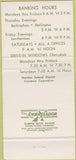 Matchbook Cover - Shirlington Trust Co Arlington VA 30 Strike