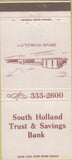 Matchbook Cover - South Holland Trust Savings IL 30 Strike