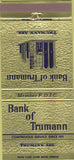 Matchbook Cover - Bank of Trumann AR 30 Strike