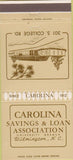 Matchbook Cover - Carolina Savings Loan Wilmington NC 30 Strike
