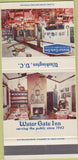 Matchbook Cover - Water Gate Inn Washington DC 30 Strike