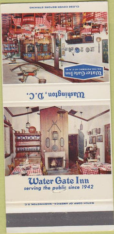 Matchbook Cover - Water Gate Inn Washington DC 30 Strike