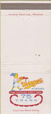 Matchbook Cover - Winger's Milwaukee WI sausage 30 Strike