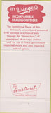 Matchbook Cover - Winger's Milwaukee WI sausage 30 Strike