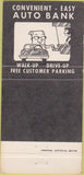 Matchbook Cover - American National Bank Eau Claire WI 30 Strike