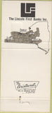 Matchbook Cover - Lincoln Rochester State Bank NY 30 Strike
