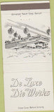 Matchbook Cover - De Luxe Die Works Detroit MI 30 Strike