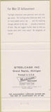Matchbook Cover - Steelcase Office Furniture San Francisco CA WEAR 30 Strike
