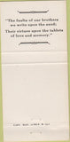 Matchbook Cover - Elks Club Cody WY 30 Strike