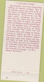 Matchbook Cover - Elks Club Vancouver WA 30 Strike