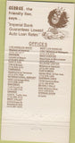 Matchbook Cover - Imperial Bank Los Angeles CA 30 Strike