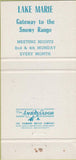 Matchbook Cover - Elks Club Laramie WY 30 Strike