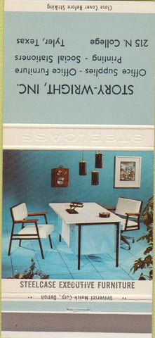 Matchbook Cover - Steelcase Office Furniture Tyler TX 30 Strike