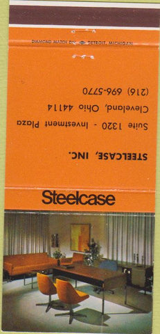 Matchbook Cover - Steelcase Office Furniture Cleveland OH 30 Strike
