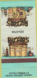 Matchbook Cover - Razzoo's Cajun Cafe Dallas TX 30 Strike