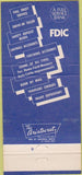 Matchbook Cover - Ramsey National Bank Trust Devils Lake ND 30 Strike