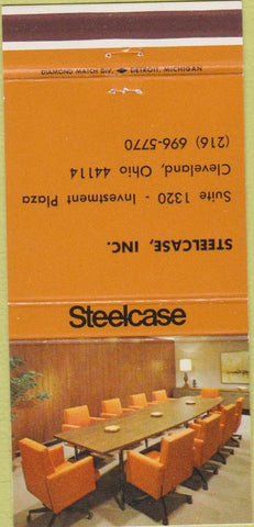 Matchbook Cover - Steelcase Office Furniture Cleveland OH 30 Strike