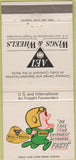Matchbook Cover - AEI Wings Wheels Trucking Jamaica NY WEAR 30 Strike