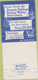Matchbook Cover - Paul's Steak Hosue Olean NY girlie 30 Strike