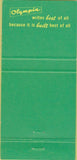 Matchbook Cover - Olympia Typewriters AJAX ST Petersburg FL girlie 30 Strike