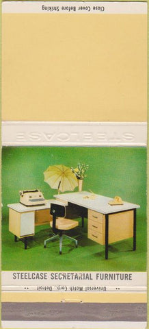 Matchbook Cover - Steelcase Office Furniture 30 Strike