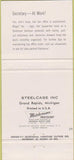 Matchbook Cover - Steelcase Office Furniture 30 Strike