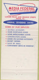 Matchbook Cover - Media Federal Savings Loan PA 30 Strike
