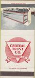 Matchbook Cover - Central Trust Co Rochester NY 30 Strike