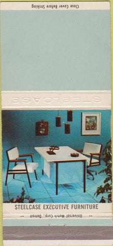 Matchbook Cover - Steelcase Office Furniture 30 Strike