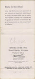 Matchbook Cover - Steelcase Office Furniture 30 Strike
