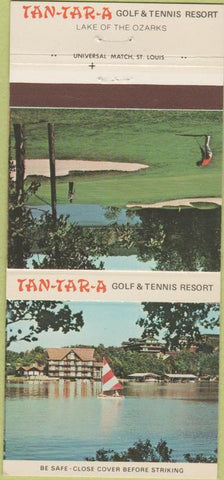 Matchbook Cover - Tan Tar A Golf Tennis Club Osage Beach MO 30 Strike