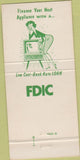 Matchbook Cover - East Lansing MI State Bank 30 Strike