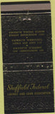 Matchbook Cover - Sheffield Federal Savings Loan Muscle Shoals AL  30 Strike