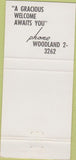 Matchbook Cover - King Tree Santa Barbara CA WORN True Color 30 Strike