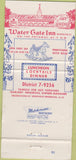 Matchbook Cover - Water Gate Inn Washington DC 30 Strike