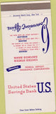 Matchbook Cover - United States Savings Bank Newark Orange NJ 30 Strike