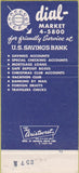 Matchbook Cover - United States Savings Bank Newark Orange NJ 30 Strike