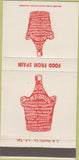 Matchbook Cover - Madrid Restaurant Spanish Food Los Angeles CA 30 Strike