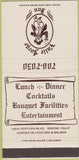 Matchbook Cover - Valle Forge Inn Encino CA 30 Strike