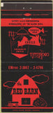 Matchbook Cover - The Red Barn Panorama City CA 30 Strike