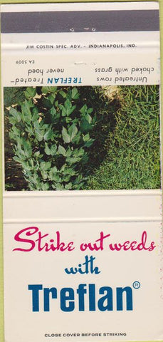Matchbook Cover - Treflan Weed Control Cotton agriculture 30 Strike
