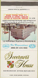 Matchbook Cover - Governor's House Bethesda MD 30 Strike