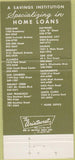Matchbook Cover - First Federal Savings Loan CA Chain 30 Strike