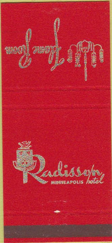 Matchbook Cover - Radisson Hotel Minneapolis MN 30 Strike
